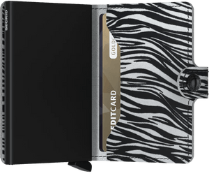Secrid Miniwallet - Zebra Light Grey - Love Luggage