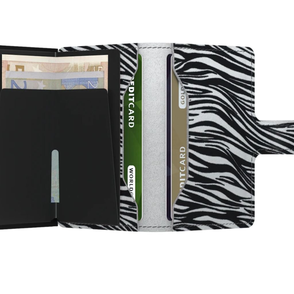 Secrid Miniwallet - Zebra Light Grey - Love Luggage