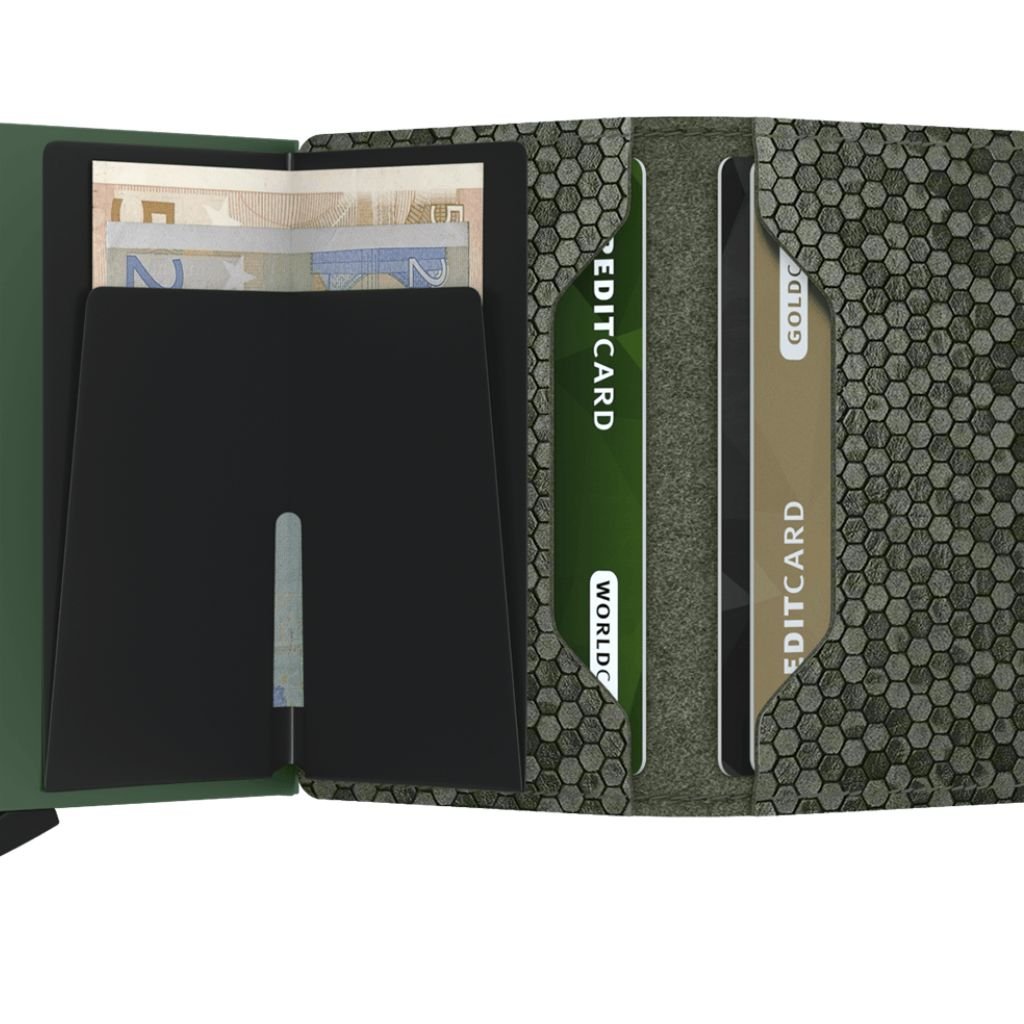 Secrid Slimwallet Hexagon Green - Love Luggage