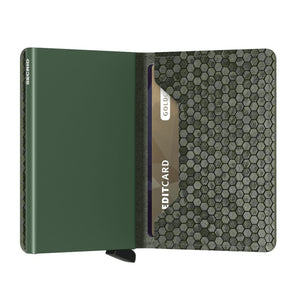 Secrid Slimwallet Hexagon Green - Love Luggage