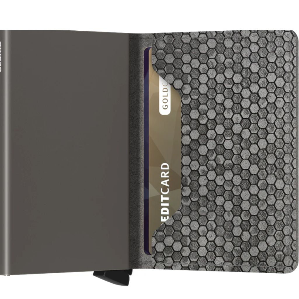 Secrid Slimwallet Hexagon Grey - Love Luggage