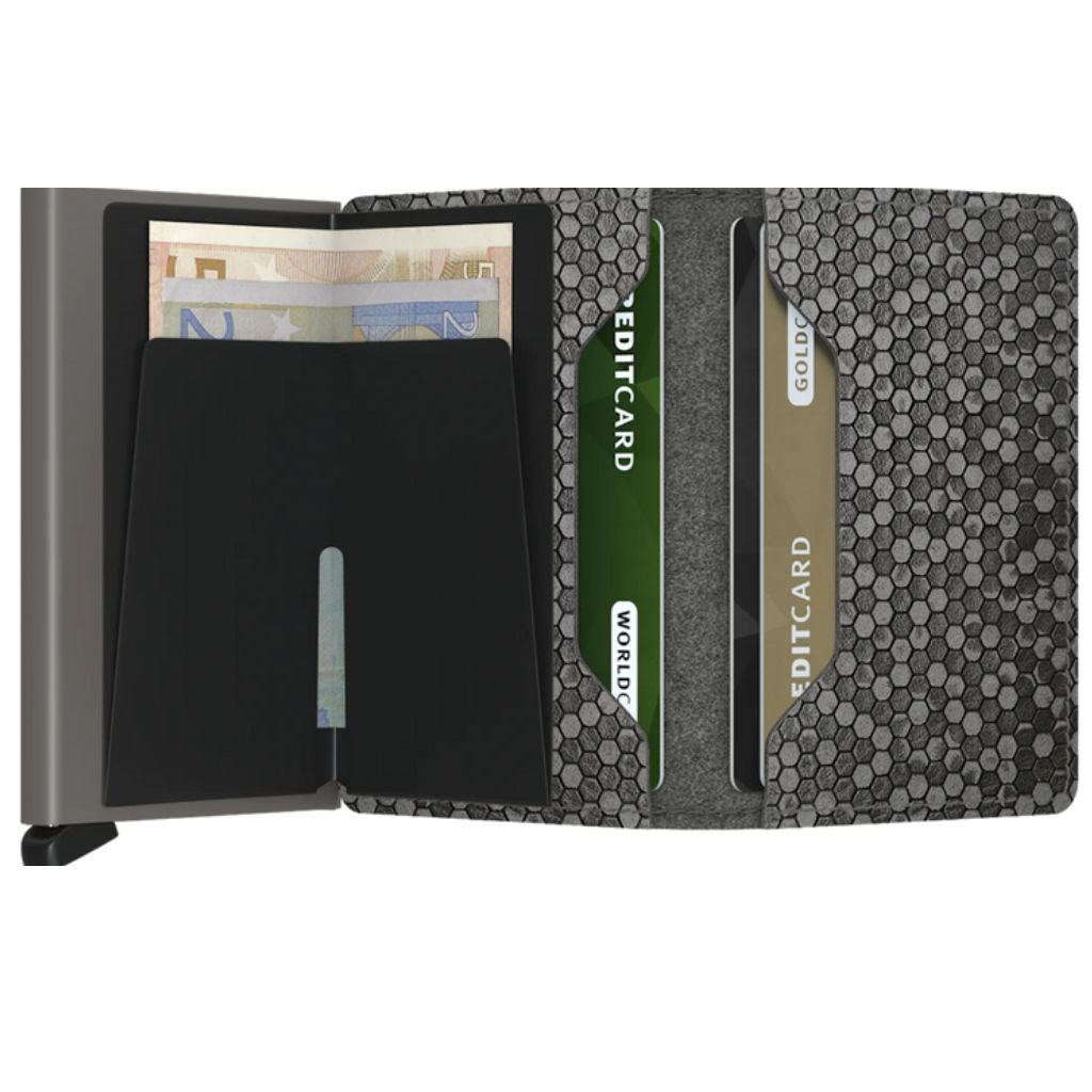 Secrid Slimwallet Hexagon Grey - Love Luggage
