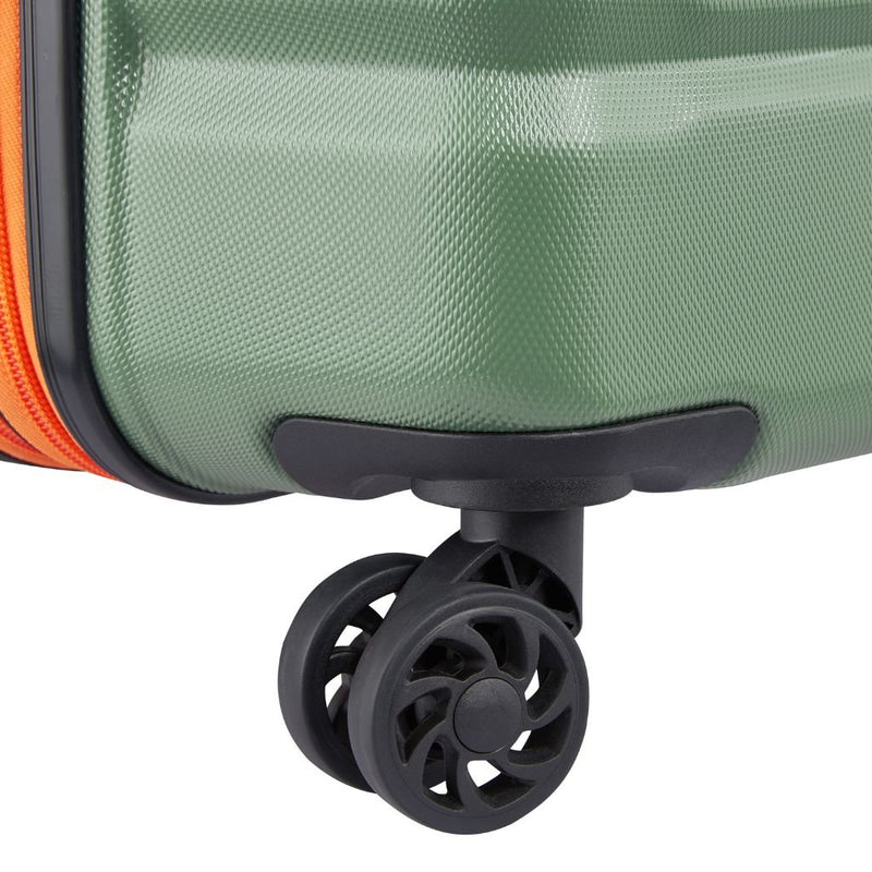 Securitech By Delsey Citadel 54cm Cabin Exp Hardsided Luggage - Green - Love Luggage