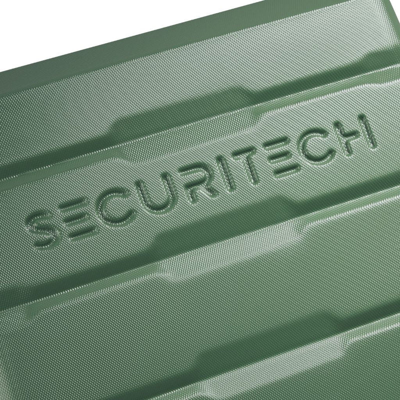 Securitech By Delsey Citadel 54cm Cabin Exp Hardsided Luggage - Green - Love Luggage