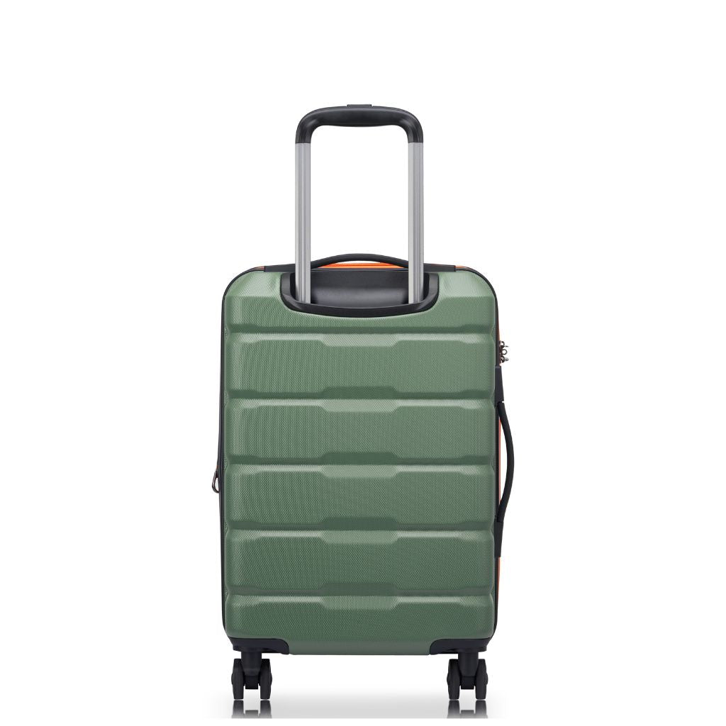Securitech By Delsey Citadel 54cm Cabin Exp Hardsided Luggage - Green - Love Luggage