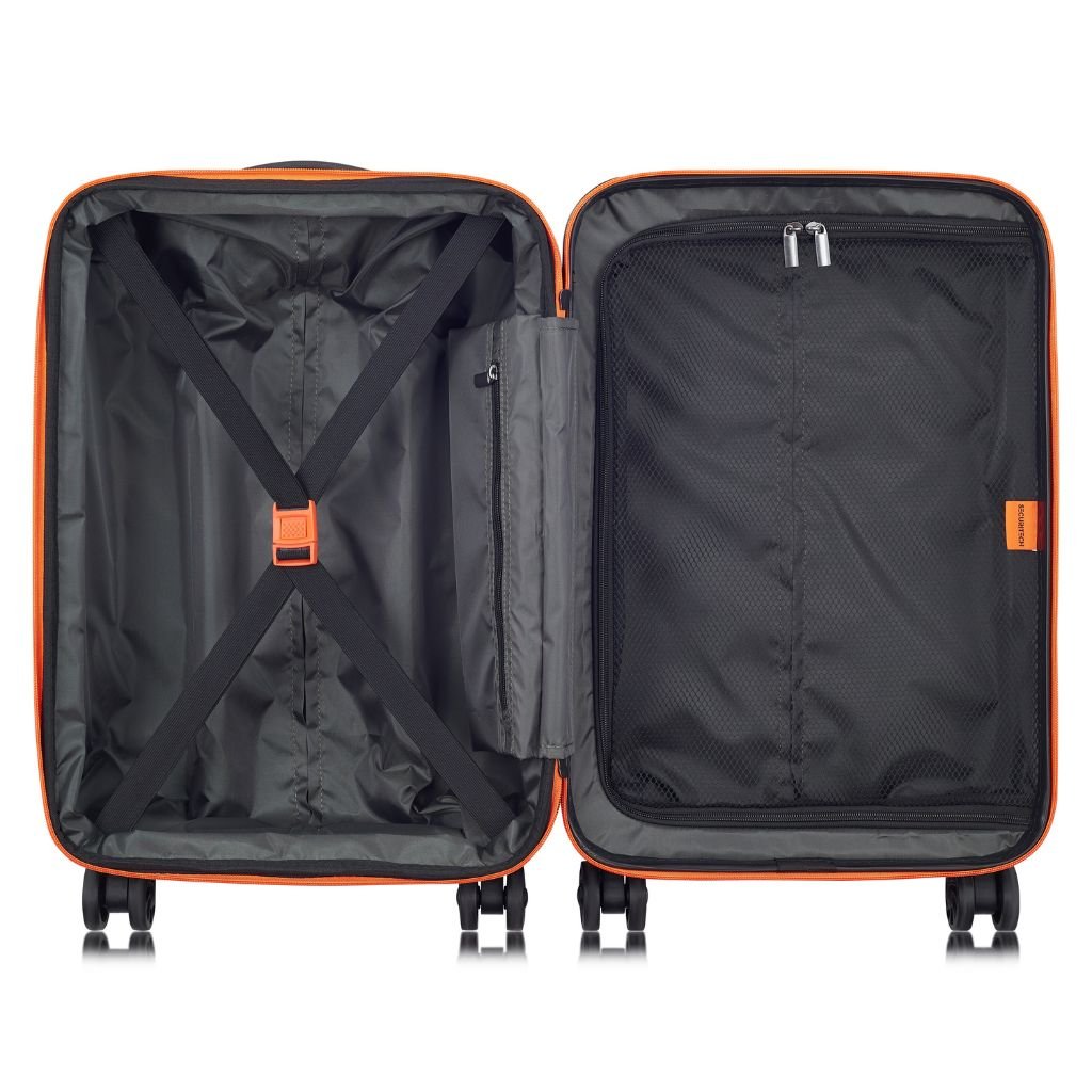 Securitech By Delsey Citadel 54cm Cabin Exp Hardsided Luggage - Green - Love Luggage