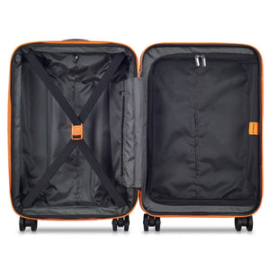 Securitech By Delsey Citadel 55cm Carry On Exp Hardsided Luggage - Black - Love Luggage