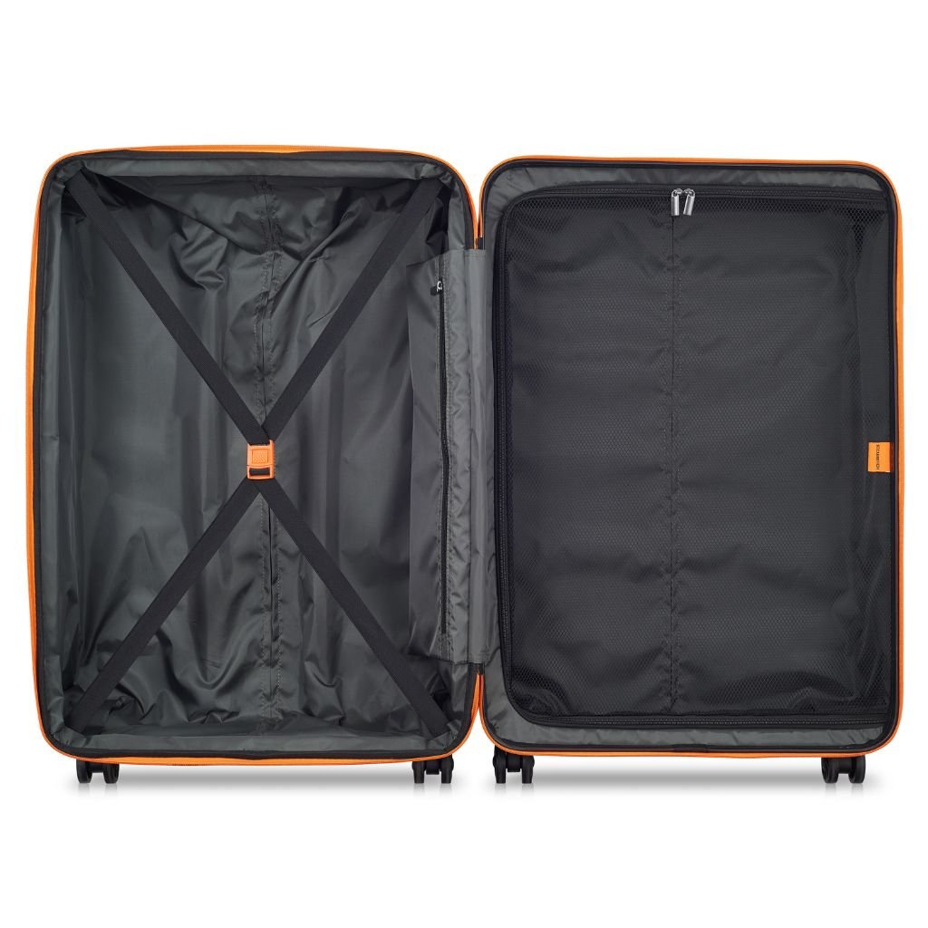 Securitech By Delsey Citadel 75cm Large Exp Hardsided Luggage - Black - Love Luggage