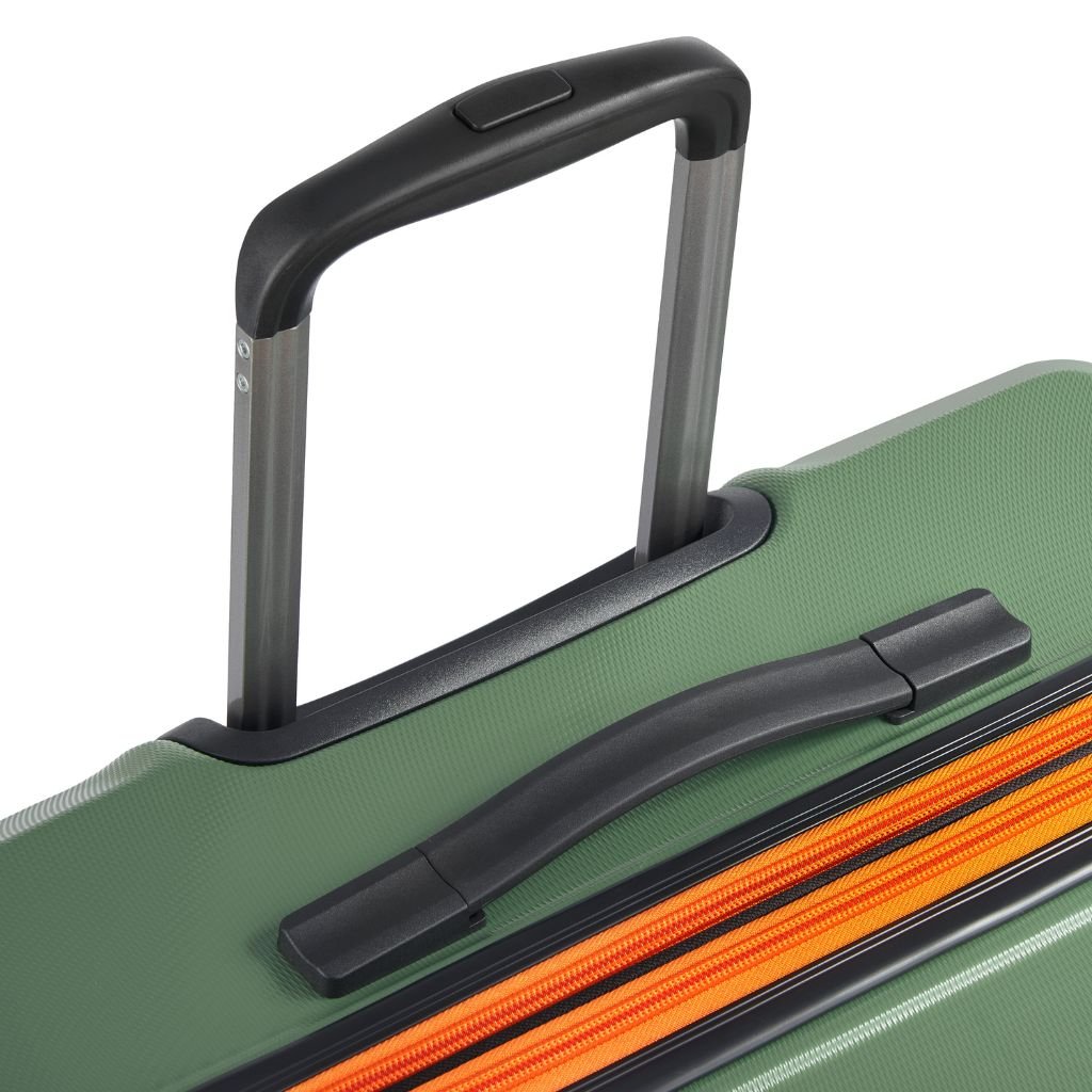 Securitech By Delsey Citadel 75cm Large Exp Hardsided Luggage - Green - Love Luggage