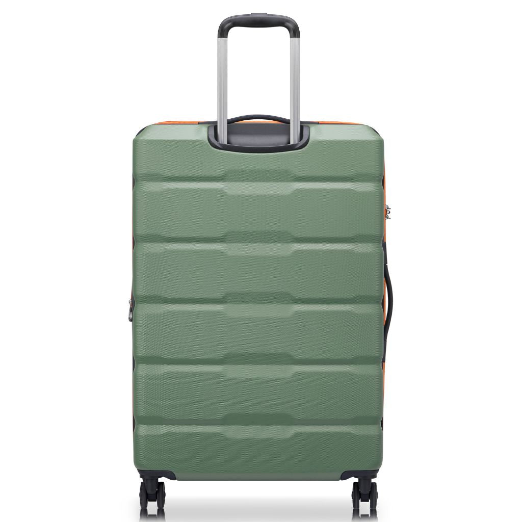 Securitech By Delsey Citadel 75cm Large Exp Hardsided Luggage - Green - Love Luggage