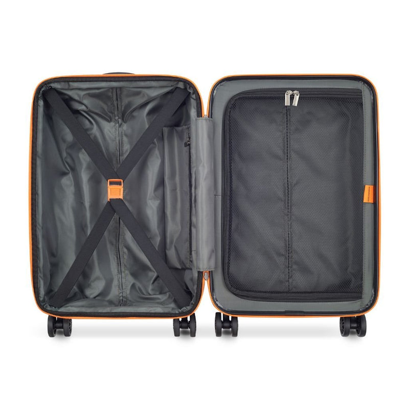 Securitech By Delsey Patrol 55cm Carry On Exp Hardsided Luggage - Grey - Love Luggage