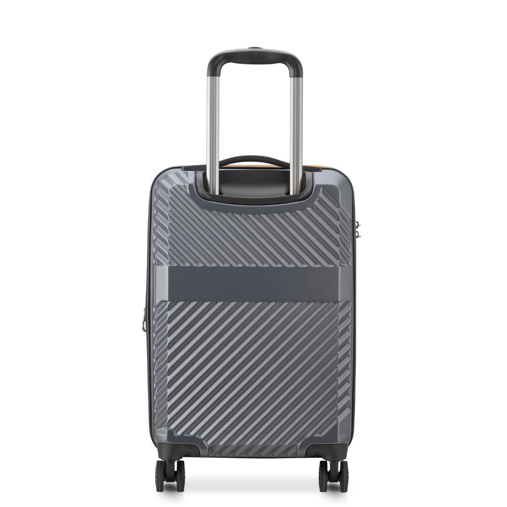 Securitech By Delsey Patrol 55cm Carry On Exp Hardsided Luggage - Grey - Love Luggage