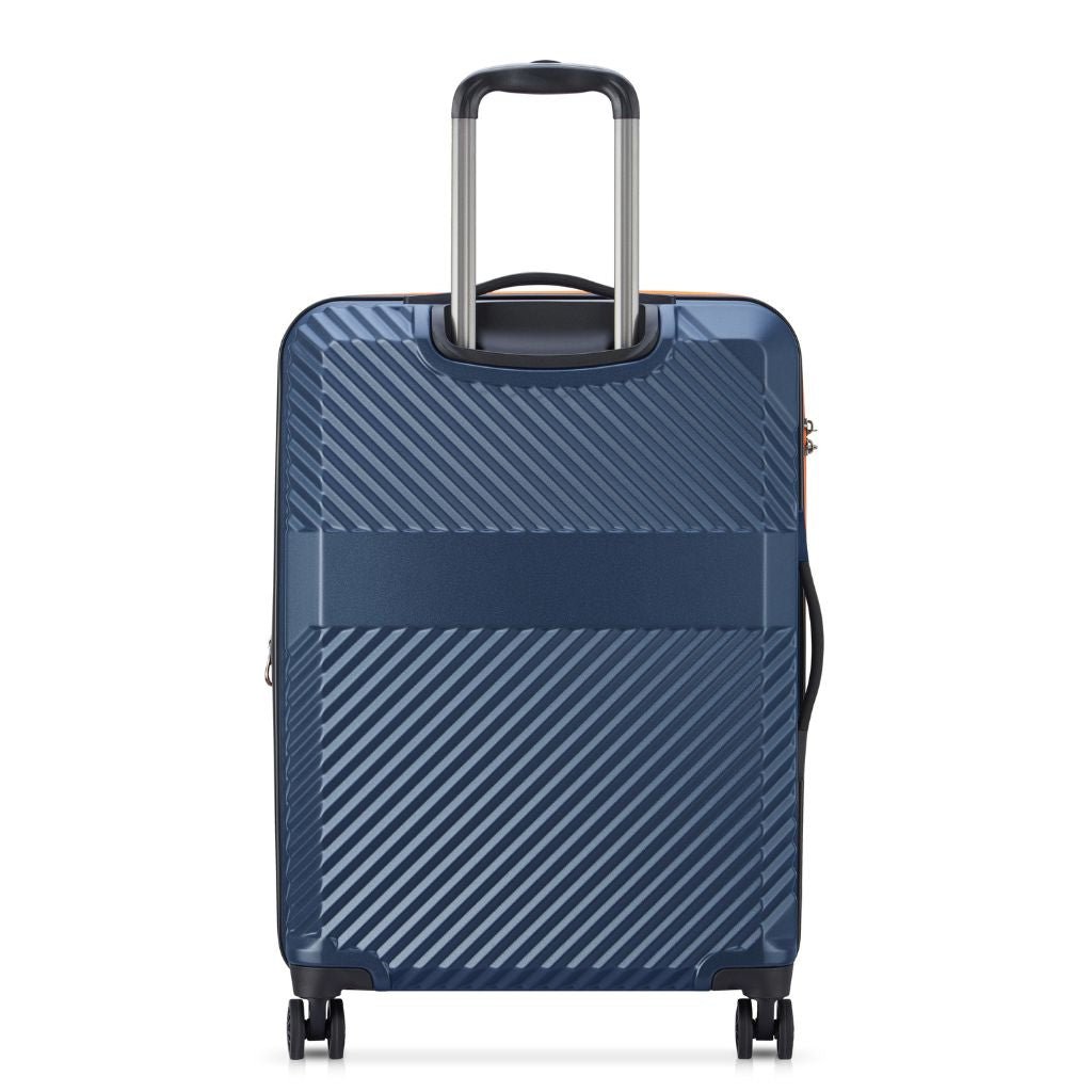 Securitech By Delsey Patrol 65.5cm Medium Exp Hardsided Luggage - Blue - Love Luggage