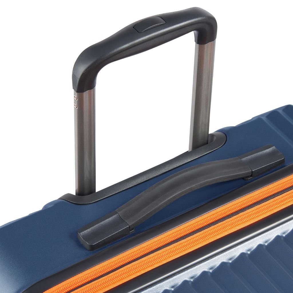 Securitech By Delsey Patrol 65.5cm Medium Exp Hardsided Luggage - Blue - Love Luggage