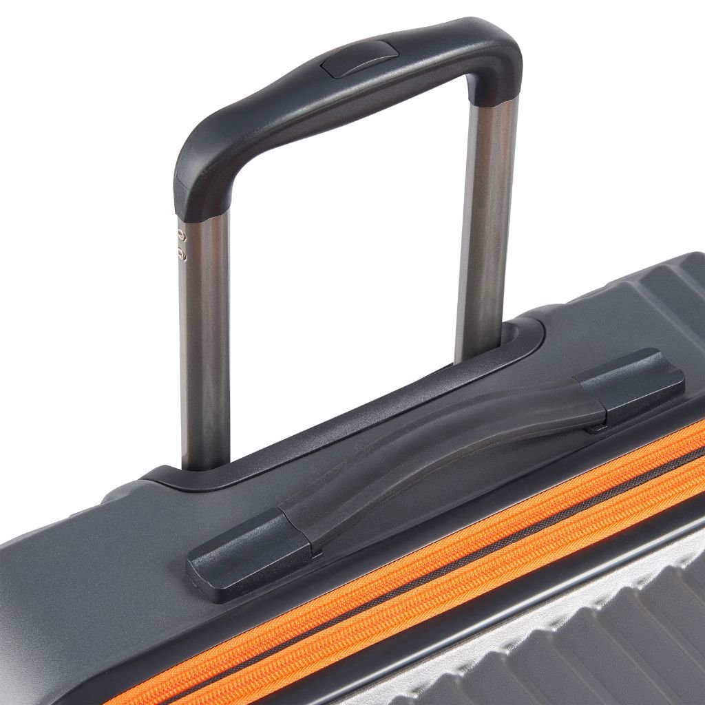 Securitech By Delsey Patrol 65.5cm Medium Exp Hardsided Luggage - Grey - Love Luggage