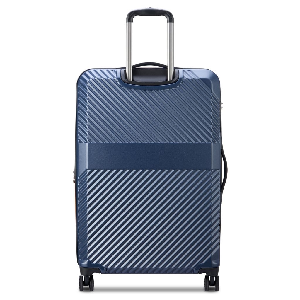 Securitech By Delsey Patrol 75.5cm Large Exp Hardsided Luggage - Blue - Love Luggage