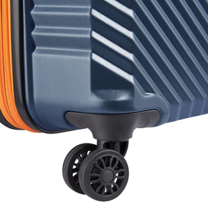 Securitech By Delsey Patrol 75.5cm Large Exp Hardsided Luggage - Blue - Love Luggage
