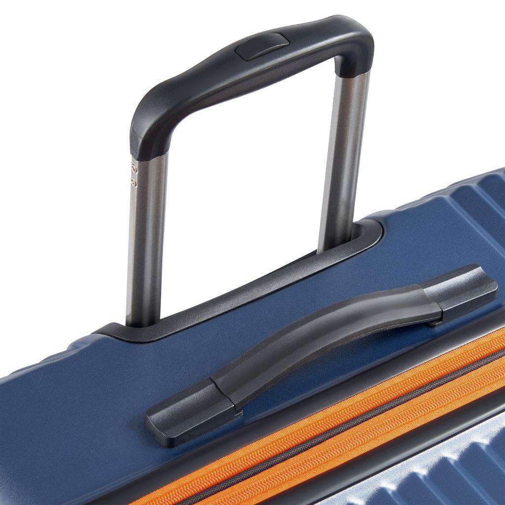 Securitech By Delsey Patrol 75.5cm Large Exp Hardsided Luggage - Blue - Love Luggage