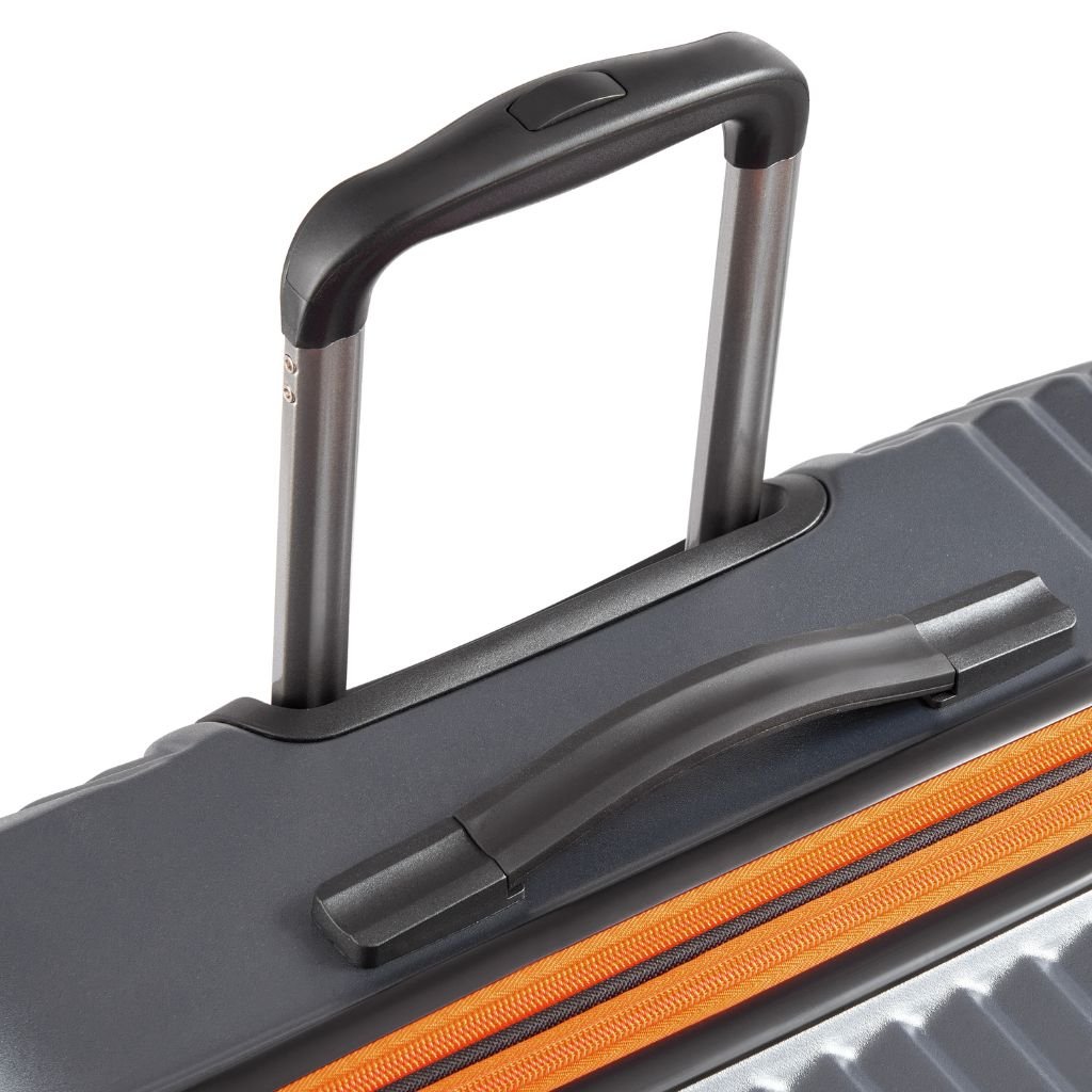 Securitech By Delsey Patrol 75.5cm Large Exp Hardsided Luggage - Grey - Love Luggage