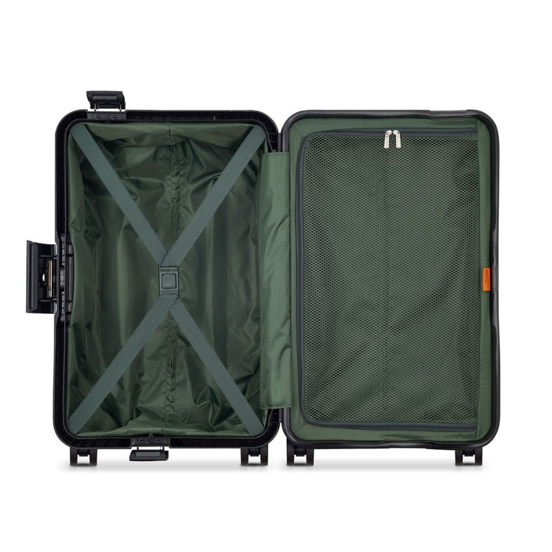 Securitech By Delsey Stone 55cm Carry On Hardsided Luggage Black - Love Luggage