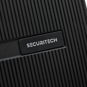 Securitech By Delsey Stone 55cm Carry On Hardsided Luggage Black - Love Luggage