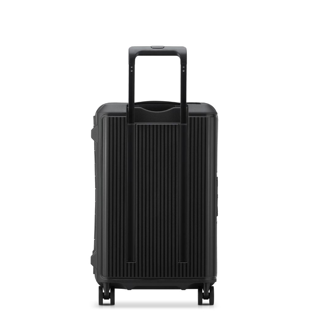 Securitech By Delsey Stone 55cm Carry On Hardsided Luggage Black - Love Luggage
