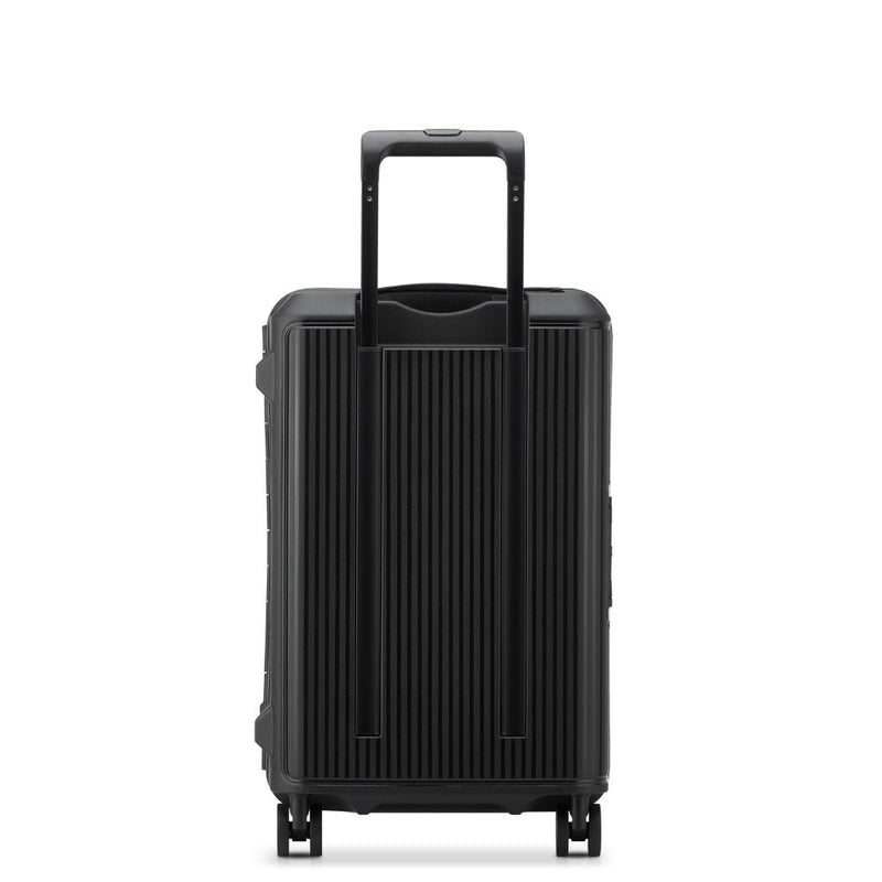 Securitech By Delsey Stone 55cm Carry On Hardsided Luggage Black - Love Luggage