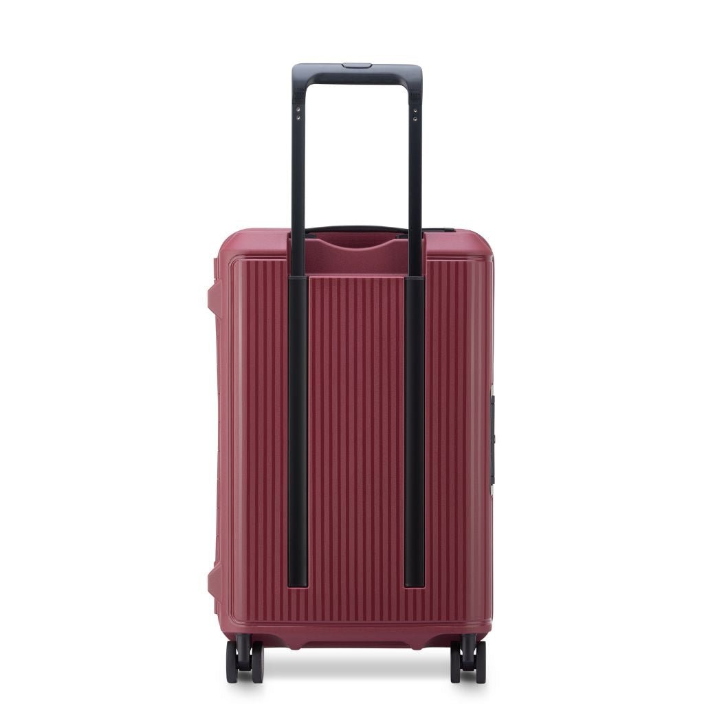 Securitech By Delsey Stone 55cm Carry On Hardsided Luggage Burgundy - Love Luggage