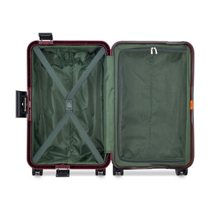 Securitech By Delsey Stone 55cm Carry On Hardsided Luggage Burgundy - Love Luggage