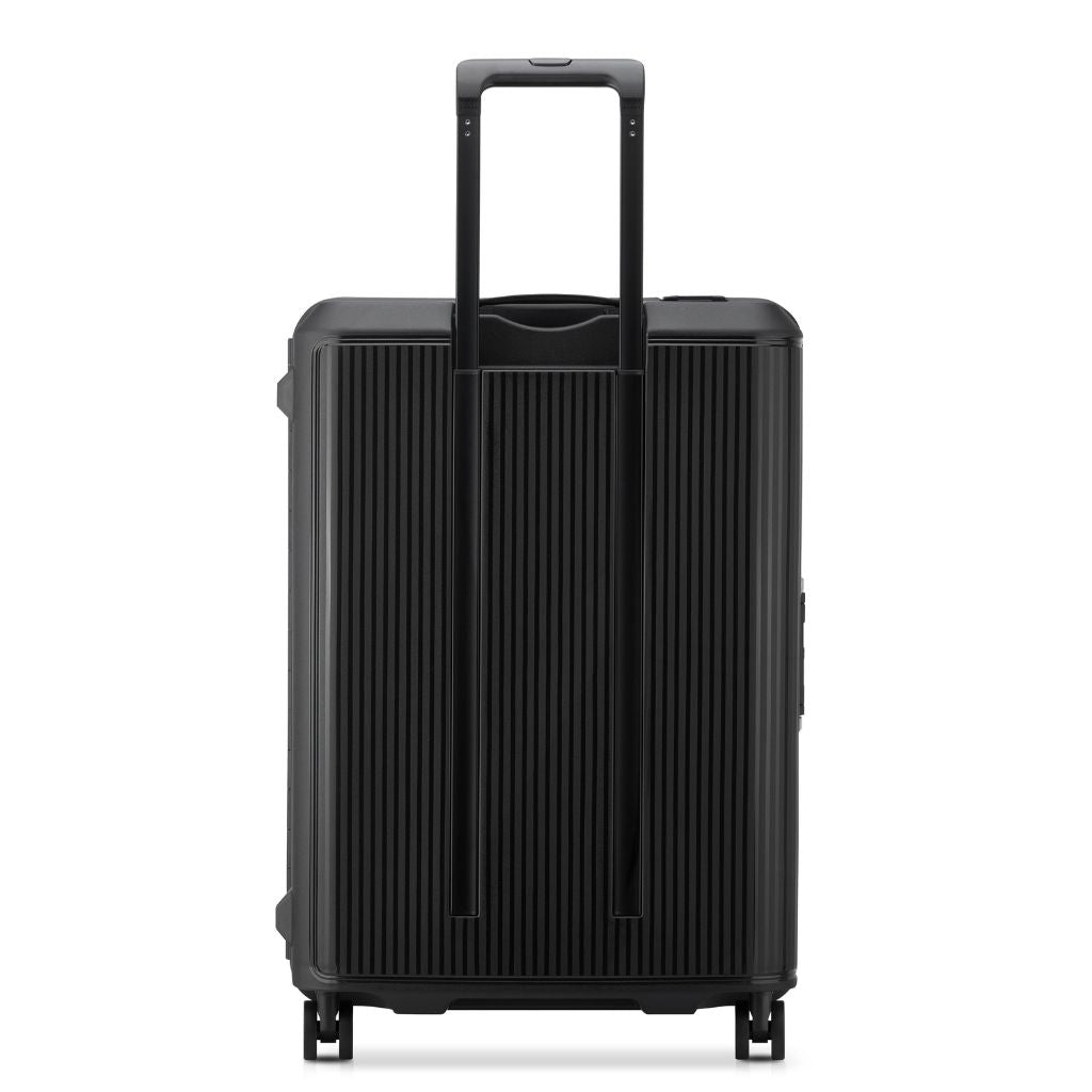 Securitech By Delsey Stone 66cm Medium Hardsided Luggage Black - Love Luggage