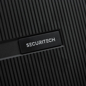 Securitech By Delsey Stone 66cm Medium Hardsided Luggage Black - Love Luggage