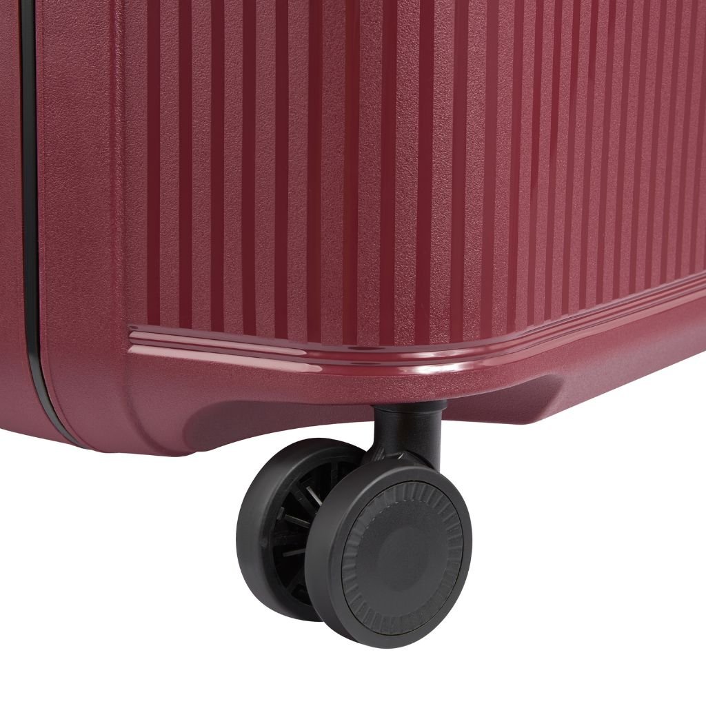 Securitech By Delsey Stone 66cm Medium Hardsided Luggage Burgundy - Love Luggage