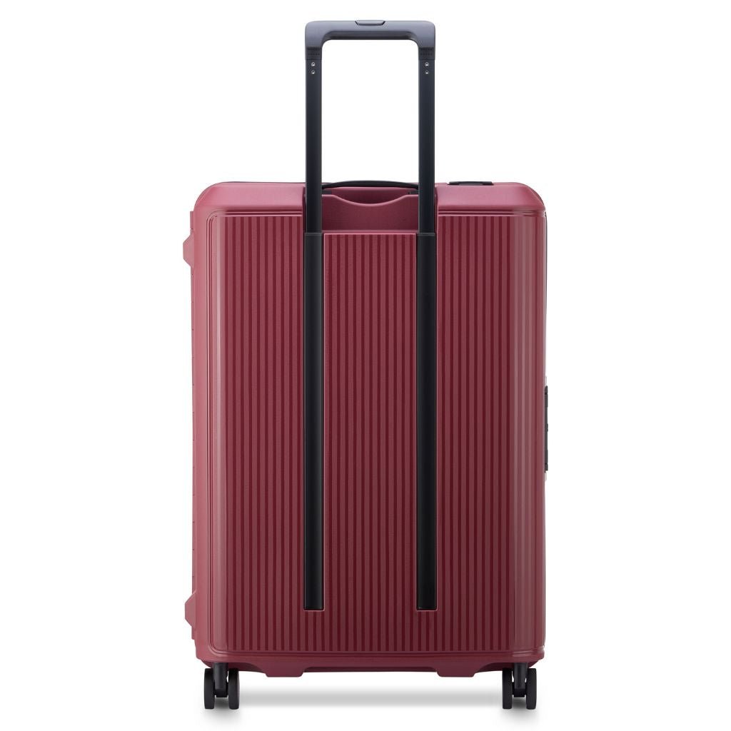 Securitech By Delsey Stone 66cm Medium Hardsided Luggage Burgundy - Love Luggage