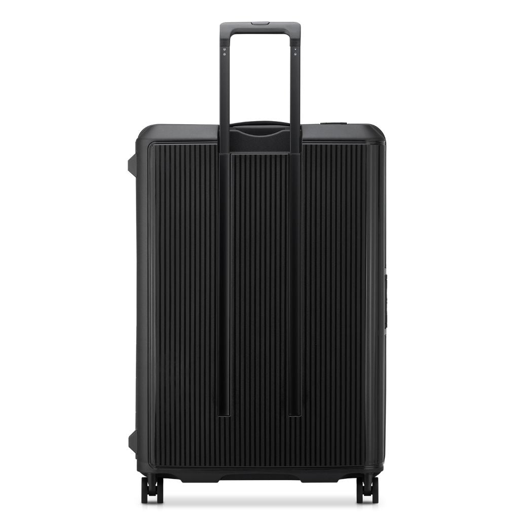 Securitech By Delsey Stone 76cm Large Hardsided Luggage Black - Love Luggage