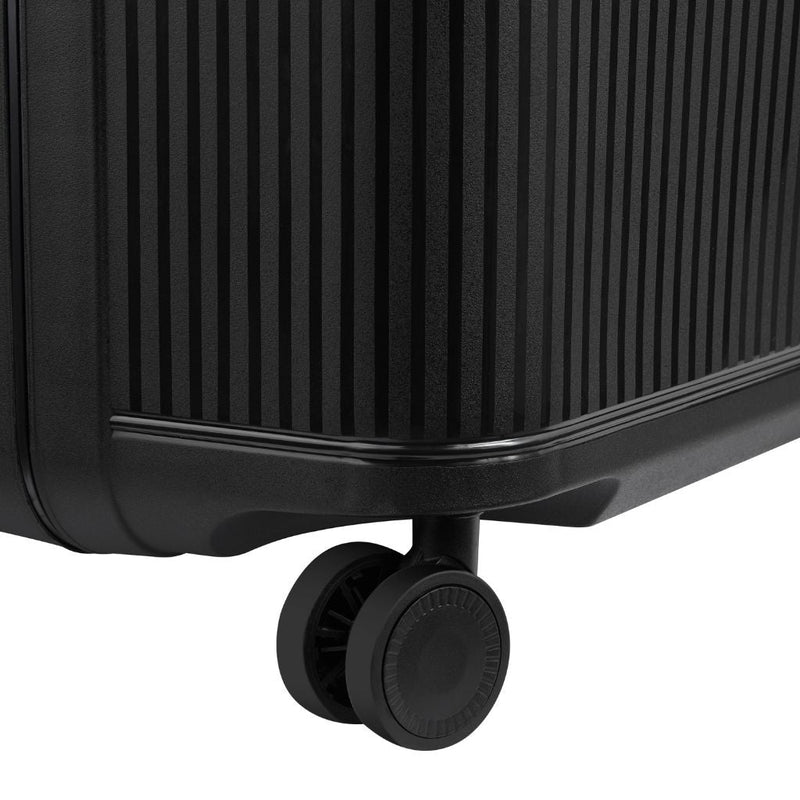 Securitech By Delsey Stone 76cm Large Hardsided Luggage Black - Love Luggage