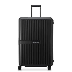Securitech By Delsey Stone 76cm Large Hardsided Luggage Black - Love Luggage