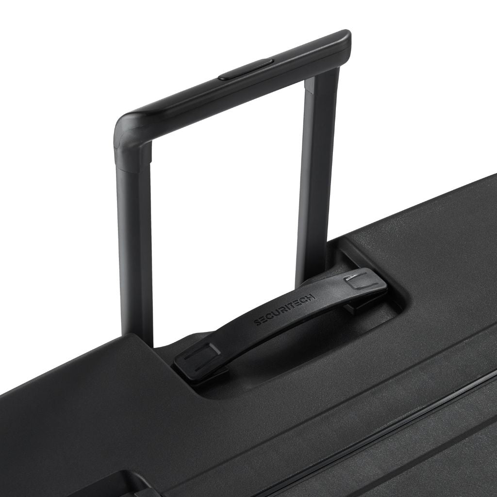 Securitech By Delsey Stone 76cm Large Hardsided Luggage Black - Love Luggage