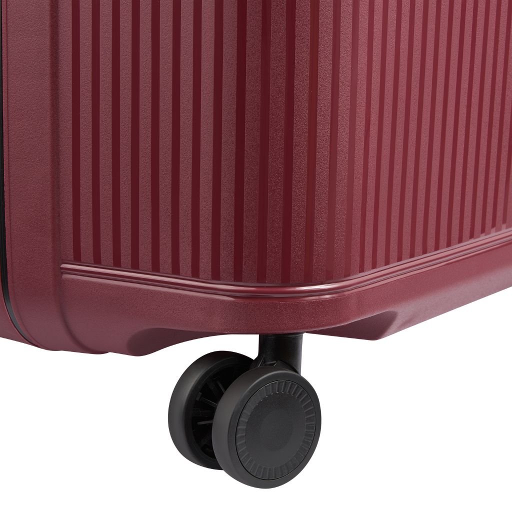 Securitech By Delsey Stone 76cm Large Hardsided Luggage Burgundy - Love Luggage