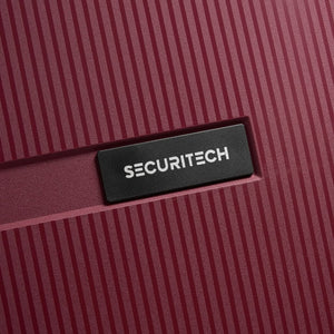 Securitech By Delsey Stone 76cm Large Hardsided Luggage Burgundy - Love Luggage