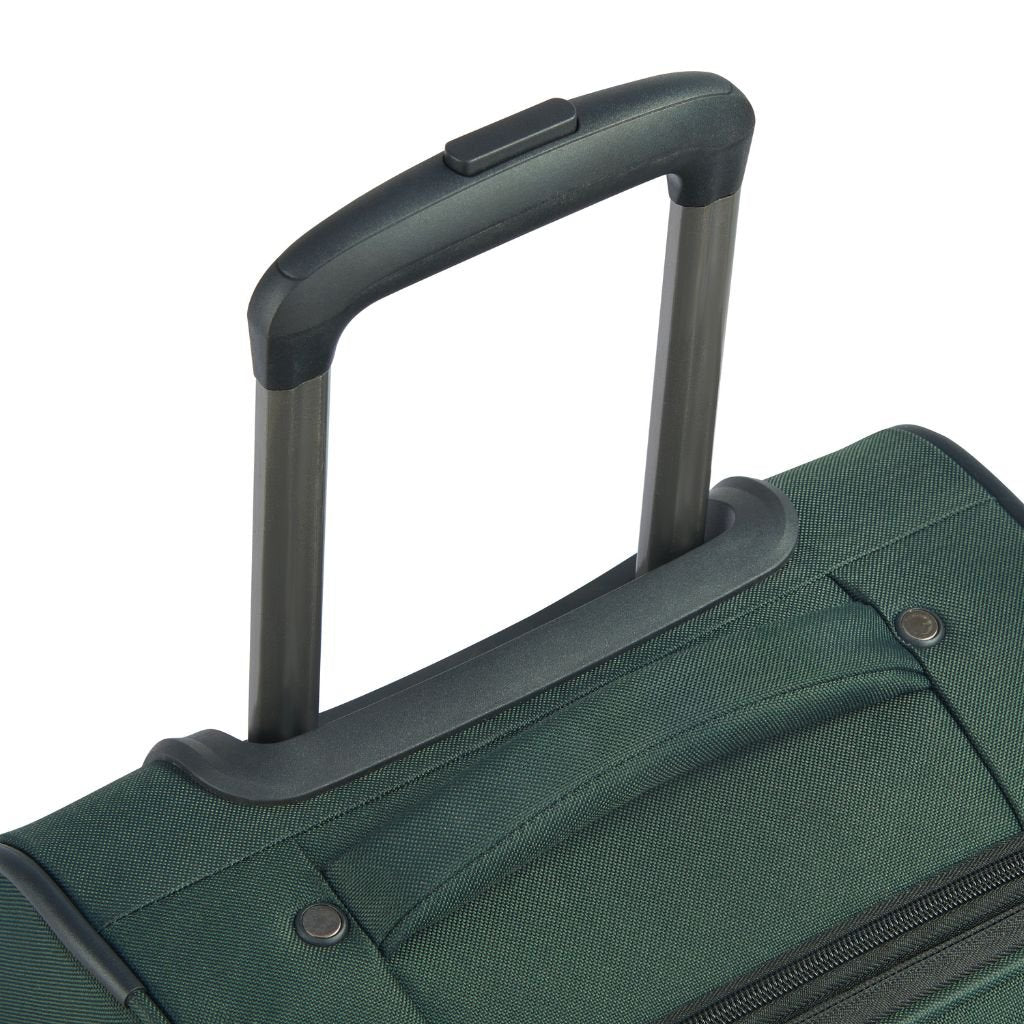 Securitech By Delsey Vanguard 55cm Cabin Exp Softsided Luggage - Green - Love Luggage