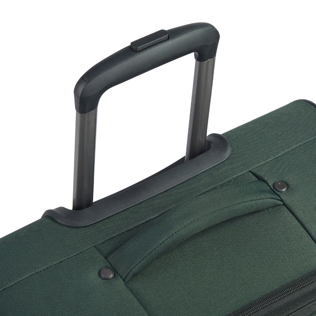 Securitech By Delsey Vanguard 66cm Medium Exp Softsided Luggage - Green - Love Luggage