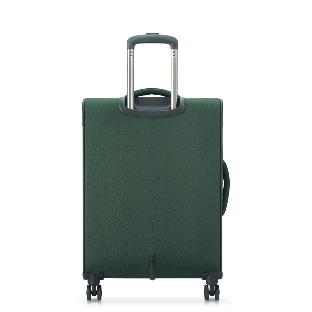 Securitech By Delsey Vanguard 66cm Medium Exp Softsided Luggage - Green - Love Luggage