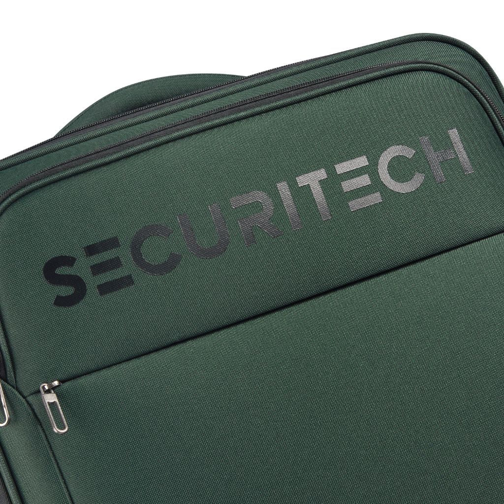 Securitech By Delsey Vanguard 66cm Medium Exp Softsided Luggage - Green - Love Luggage