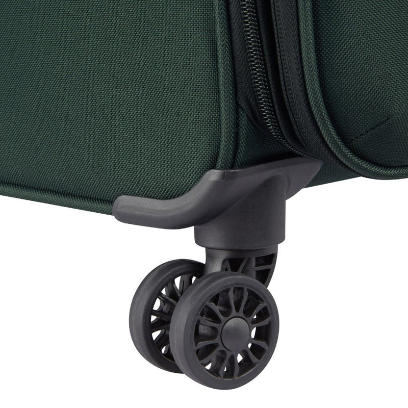 Securitech By Delsey Vanguard 66cm Medium Exp Softsided Luggage - Green - Love Luggage