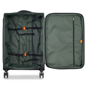 Securitech By Delsey Vanguard 76cm Large Exp Softsided Luggage - Black - Love Luggage