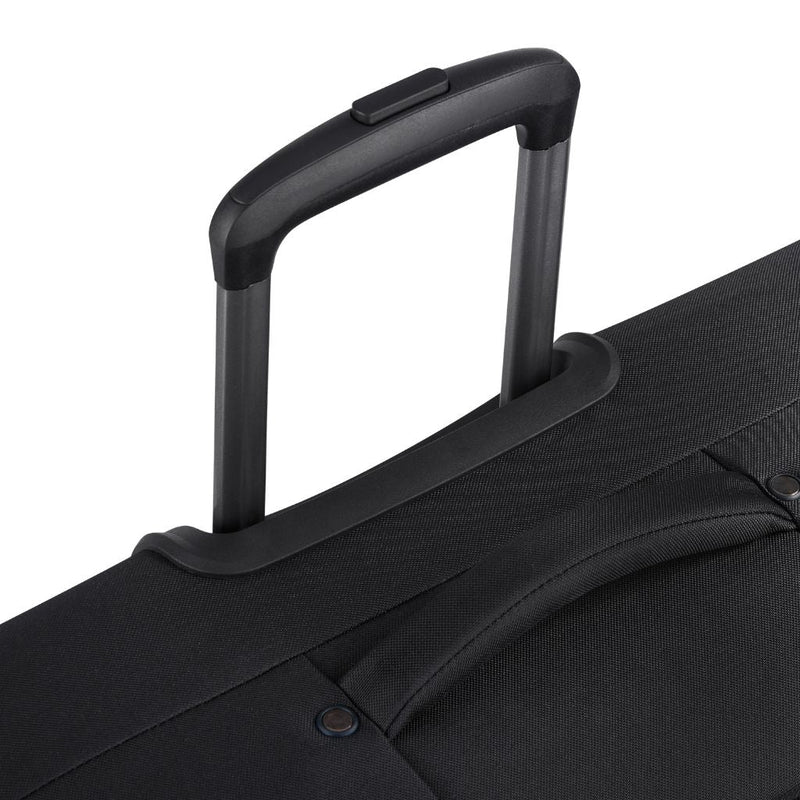 Securitech By Delsey Vanguard 76cm Large Exp Softsided Luggage - Black - Love Luggage