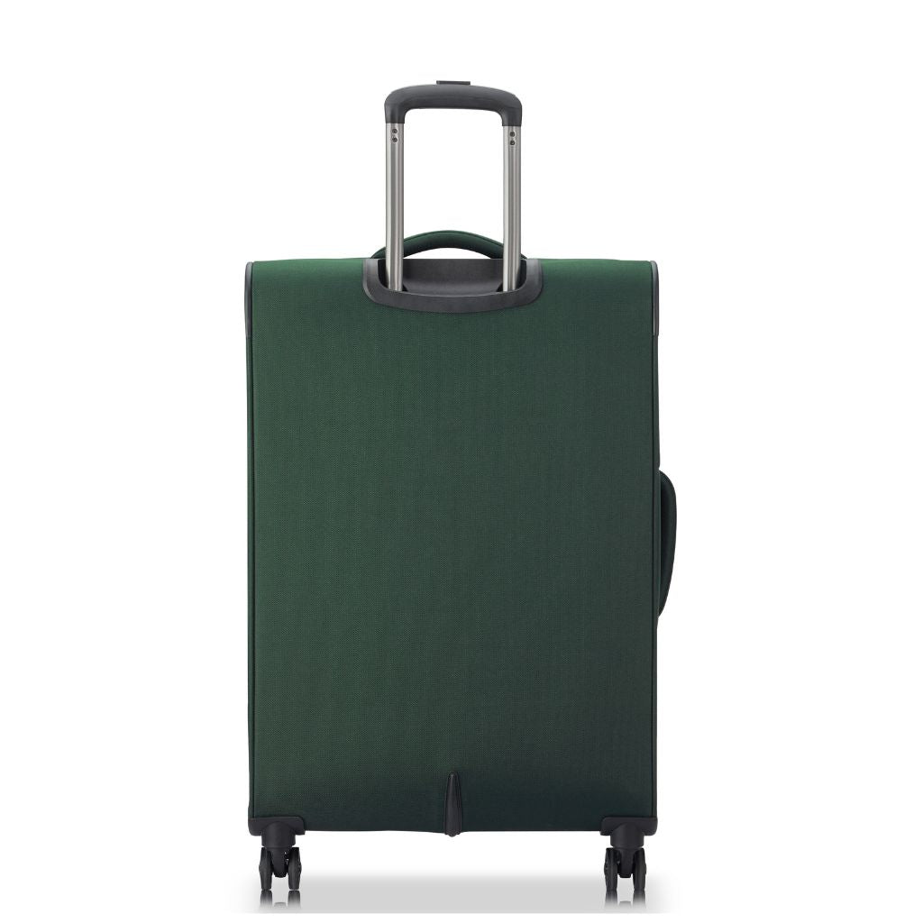 Securitech By Delsey Vanguard 76cm Large Exp Softsided Luggage - Green - Love Luggage