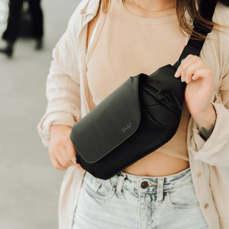 SnapWireless Trvlr Sling Shoulder Bag Black - Love Luggage