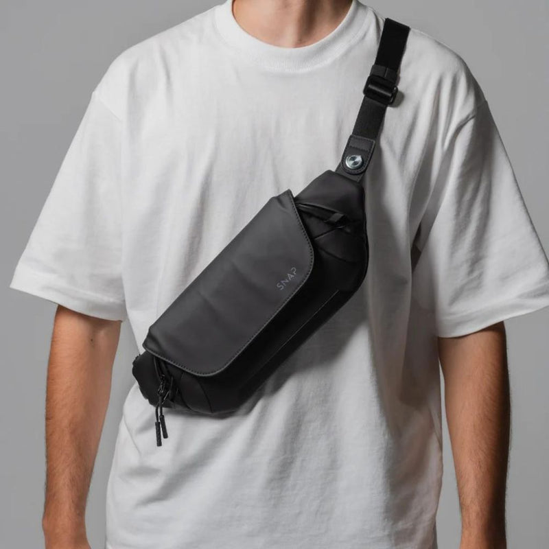 SnapWireless Trvlr Sling Shoulder Bag Black - Love Luggage