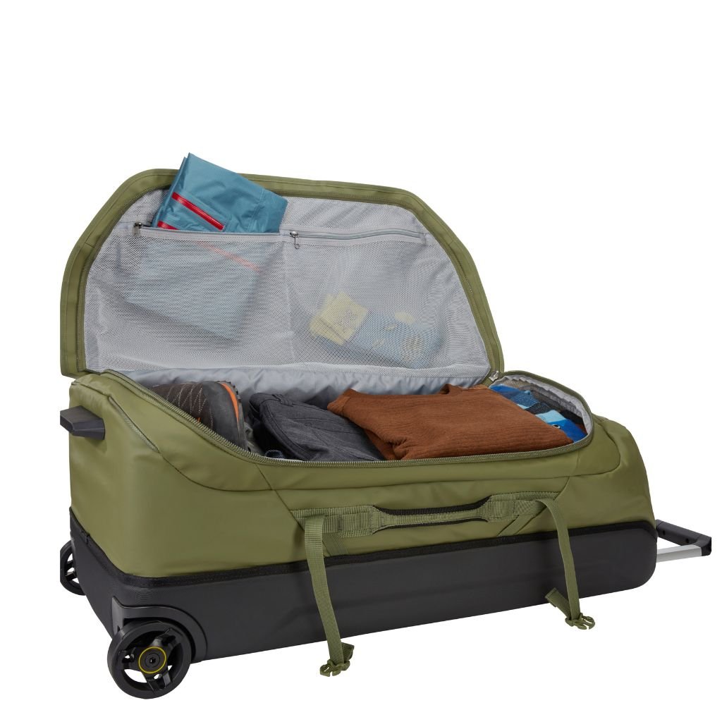 Thule Chasm Check in Wheeled Duffel 110L - Olivine - Love Luggage